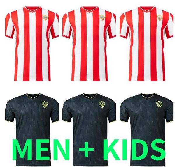 

23 24 union deportiva almeria soccer jerseys guti nombre sadiq dyego sousa samu akieme juan villar munoz chema lazo gaspar custom 2023 2024, Black;yellow