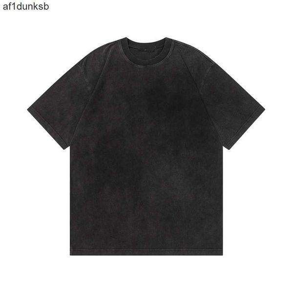 

couple resistant balencaigaly soft balencigaly letters men's lining t-shirts wrinkle fashion printing men casual student t-shirt short, White;black