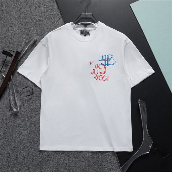 

men's loose t-shirt shirt summer fashion men's wardrobe h53, White;black