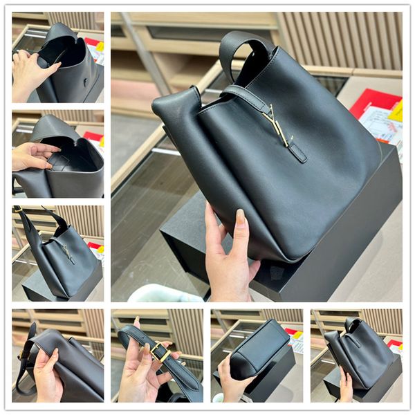 

luxury hobo bucket le5a7 shoulder bag underarm tote handbag purse with wallet city vintage fashion bags designer leather handbags