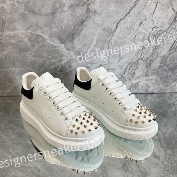 

2023 designer stage leather increased casual shoe fashionable sports fashion platform mens womens white lace up alexander sneakers xsd221123, Black