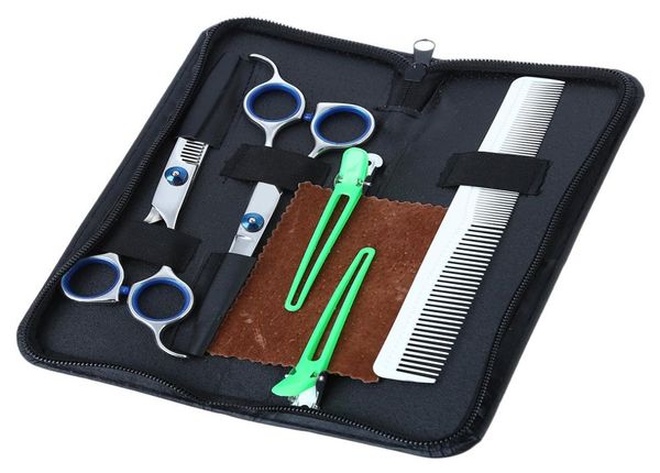 

60in professional hairdressing hair scissors set cutting thinning barber shears hair salon with combhairpinpu case6506991