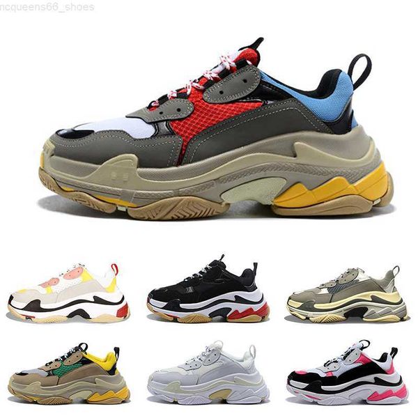 

luxury triple s designer for men women platform black white bred mens trainers fashion sports sneakers casual shoes