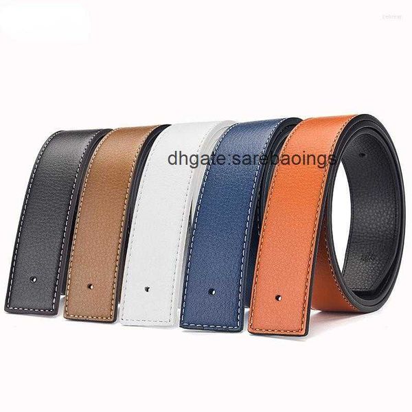 

belts 5 colors men pin buckle strap genuine leather waistband ceinture men's no 3.8cm h belt, Silver