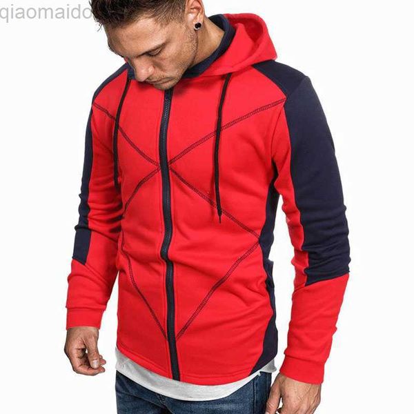 

men's hoodies sweatshirts men's hoodies sweatshirts 2021new casual slim oversized hoodie men sweatshirt full sleeve hooded zipper, Black