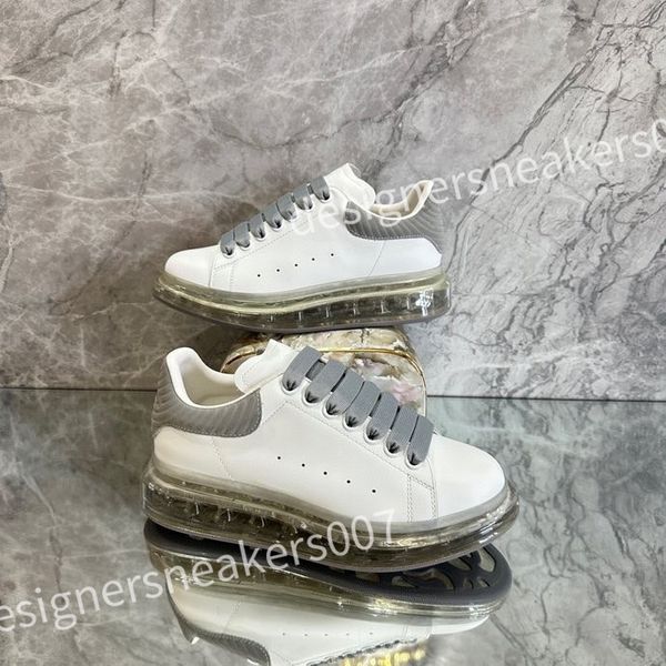 

new luxury designer stage leather increased casual shoes fashionable sports fashion platform mens womens white lace up alexander sneakers xs, Black