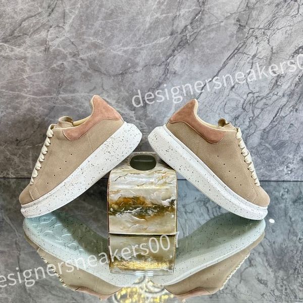 

new luxurys designer stage leather increased casual shoe fashionable sports fashion platform mens womens white lace up alexander sneakers xs, Black