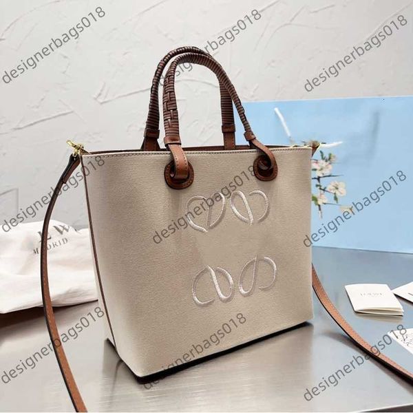 

designer tote bag luxury canvas loes lucky shoulder bags messenger leather crossbody womens totes trendy lady evening handbags