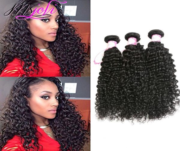 

whole 9a brazilian virgin hair deep wave unprocessed brazilian deep curly wave human hair extensions deep wave hair 3pcs1057985, Black