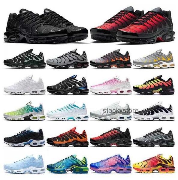 

classics tns plus tn mens airs running shoes grey yellow orange blue fury pink fade triple black white off womens trainers sneakers casual s