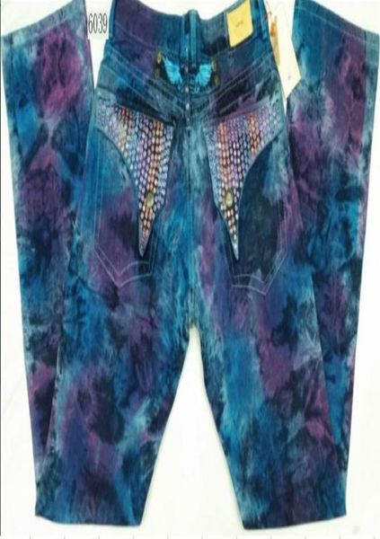 

new robin fashion jeans mens famous brand biker jeans robin designer sjeans for man ripped jeans for men long length 4966777, Blue