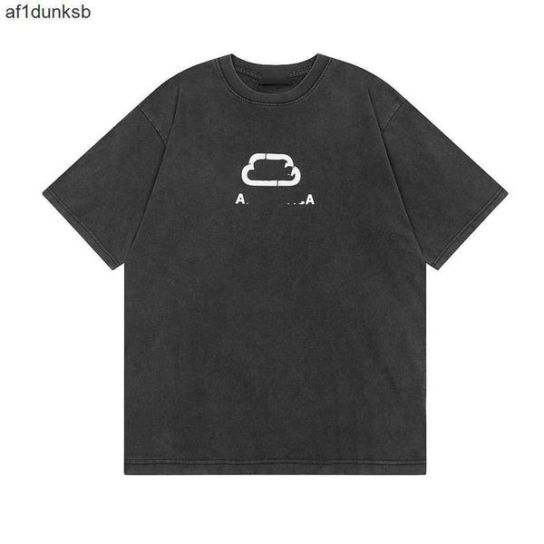 

student new resistant balencaigaly 01-0014 t-shirt ity balencigaly cotton soft wrinkle men's printing letters casual t-shirts couple sh, White;black