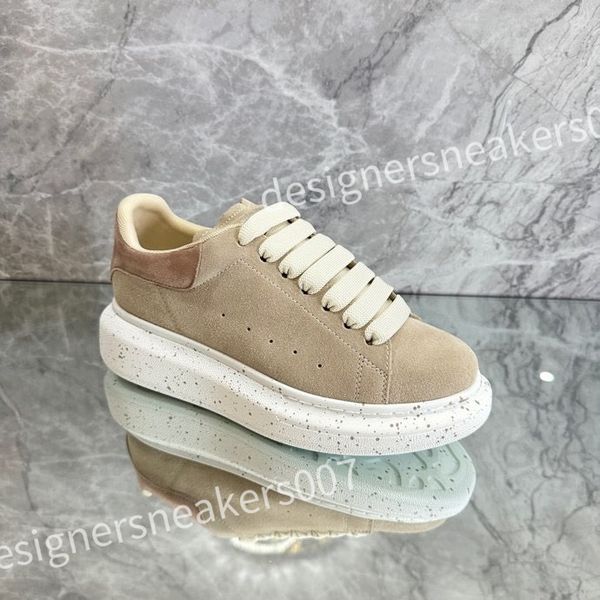 

2023 luxurys designer stage leather increased casual shoe fashionable sports fashion platform mens womens white lace up alexander sneakers x, Black