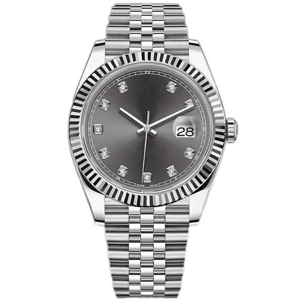 

watch for men designer women quartz luxury watch sapphire 28mm 36mm 41mm automatic mechanical stainless steel luminous montre wristwatches w, Slivery;brown