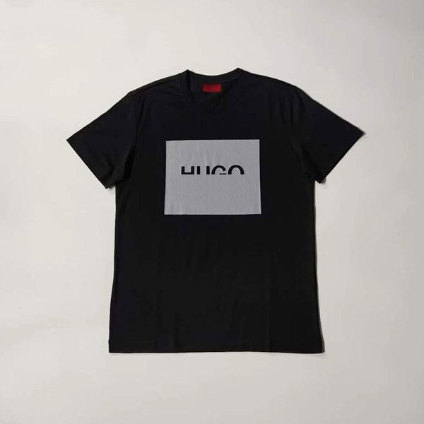 

designer mens t-shirt luxury jewelry hugo logo letter casual short sleeve boss mens fashion loose round neck half sleeve boss men clothing t, White;black