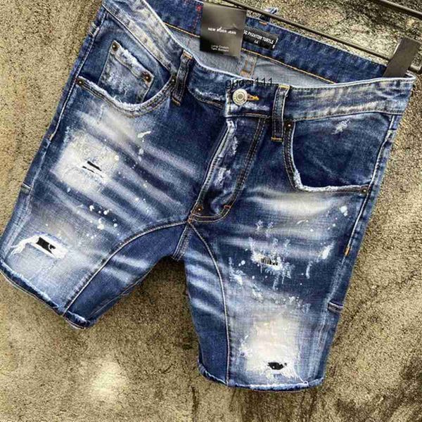 

ripped d2 causal dsq dsquare denim 2 guy jeans jeans skinny men cool jeans mens hole luxury designerjeans fashion brand fit jeans men washe, Blue