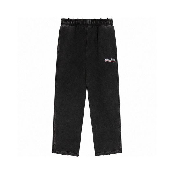 

men's plus size pants round neck embroidered and printed polar style summer wear with street pure cotton ryry, Black;brown