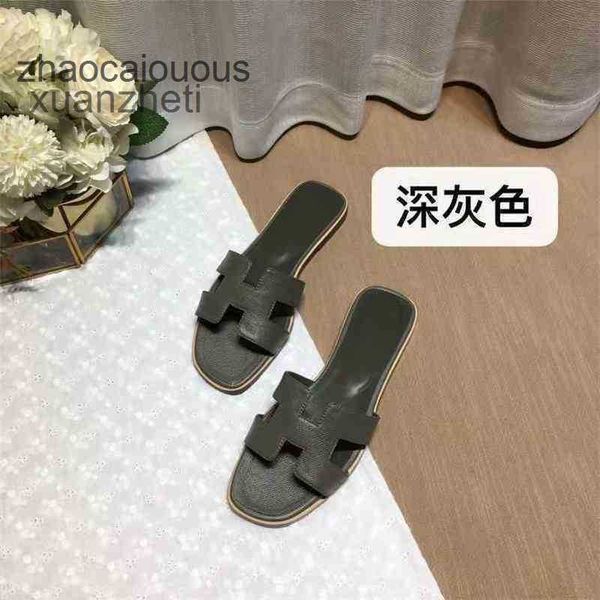 

oran her slipper organ shoes slippers designer bear summer sandal designer 2023 wear leater flat beac one e1g6