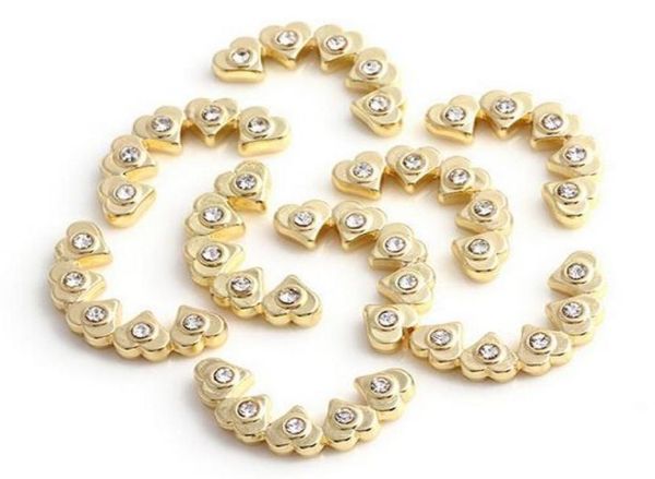 

new 20pcslot silver crystal 2colors moon heart diy alloy floating locket charms window plates fit for 30mm magnetic glass living 3114429, Bronze;silver