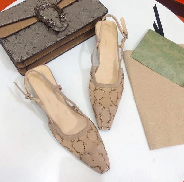

brand designer luxury woman high heels summer fashion sandal classics lady wedding party diamond slipper outdoors sandbeach dermis slippers, Black