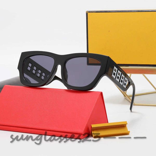 

sunglasses designer sunglasses for woman man big letter hollowed out design unique glasses 4 color good quality, White;black