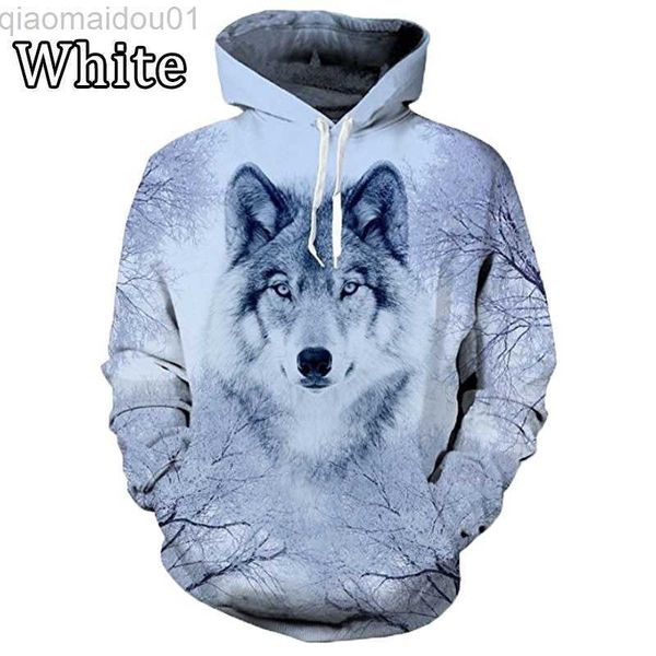 

men's hoodies sweatshirts fashion wolf 3d printed hoodie novelty harajuku animal streetwear funny sweatshirt casual pullover y2k clothe, Black