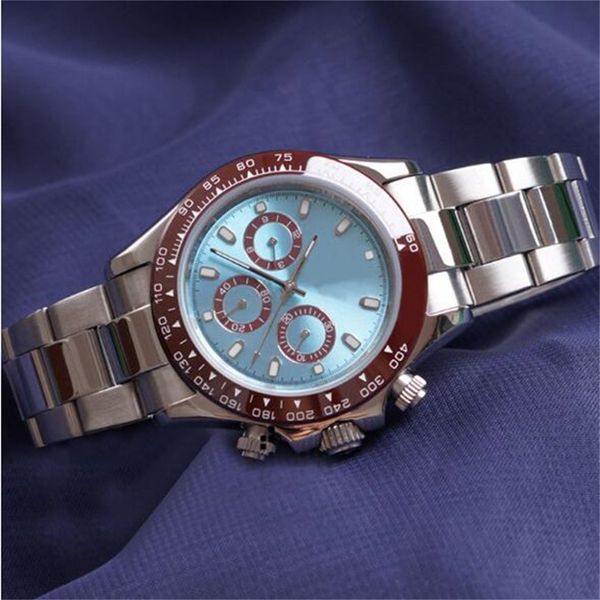

fashion new luxury mechanical automatic watch steel belt waterproof date watches various colors are available sapphire super luminous watch, Slivery;golden