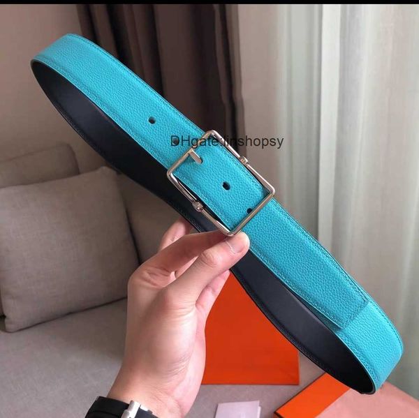 

classics men belts designer mens and woman fashion togo leather classic reversible belt black brown h gold silver buckles 38cm ht0054 orva