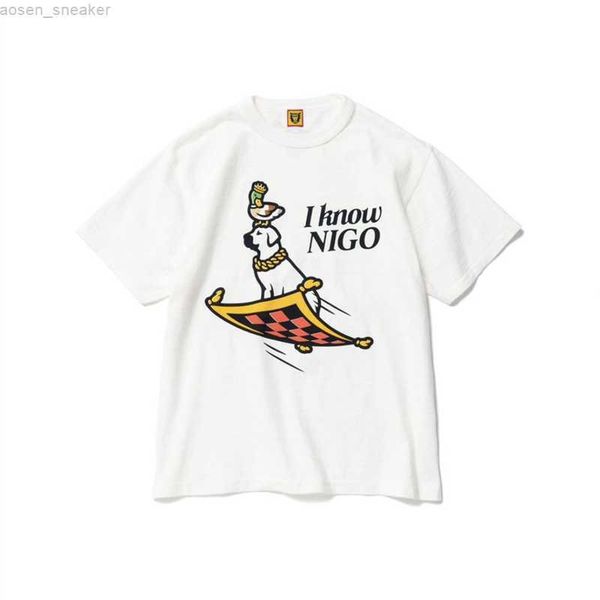 

summer i know nigo print new human made t-shirt men women human made tee t shirt graphic t shirts, White;black