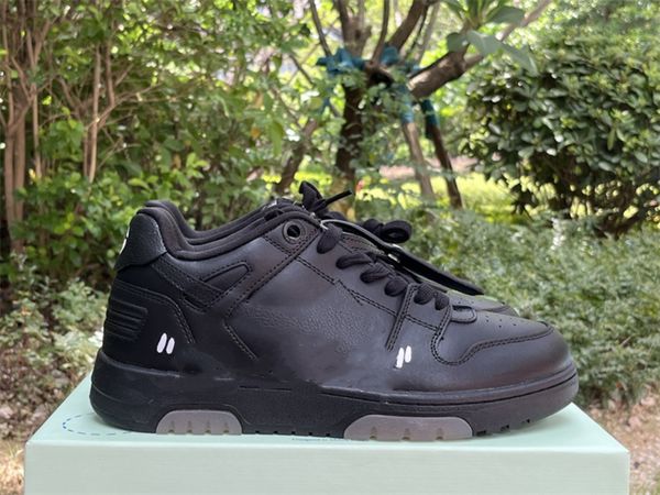 

designer basketball shoes ow black white outdoor sneakers with box
