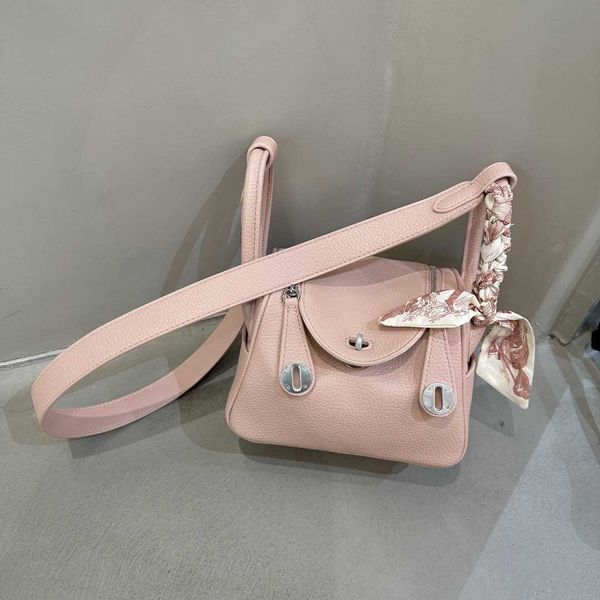 

luxury hemrres tote bag new mini 2023 lindys doctor pillow single shoulder oblique straddle women's 19cm fashion versatile handheld 1 2