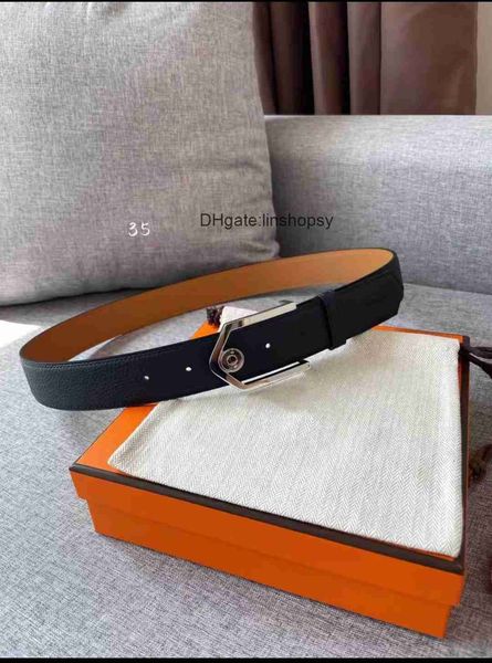 

classic men belts designer mens and woman fashion togo leather classic reversible belt black brown h gold silver buckles 35cm he008 pe7c