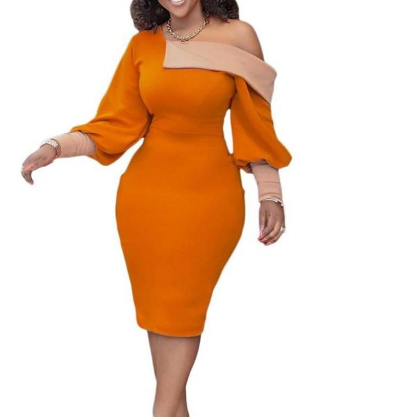 

casual dresses african pencil dress women lantern shoulder africa kanga clothing fashion patchwork elegant ol party 2023casua9069572, Black;gray