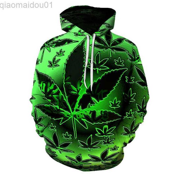

men's hoodies sweatshirts y2k clothing springtime weed pullover psychedelic hoodie hooded leaf 3d print hoodies sweatshirts for men wom, Black