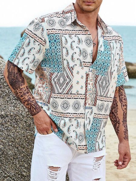 

men's fashion rsrt men scarf shirt, White;black