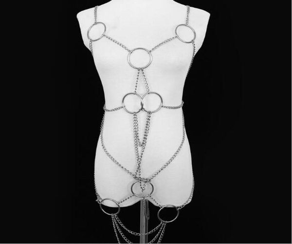 

lingerie night club role play metal chain clothing uniform binding clothes can be adjusted2623998, Red;black