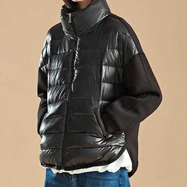 

designer jacket down 2023 new down jacket women's winter coat women's loose korean sport lululemens womens, Black