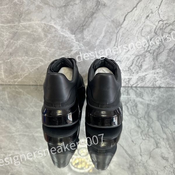 

2023 new designer stage leather increased casual shoes fashionable sports fashion platform mens womens white lace up alexander sneakers xsd2, Black