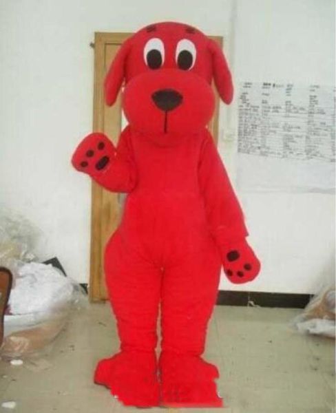 

2018 factory direct red dog clifford mascot costume suitable for the different festivals ems 8289075, Red;yellow