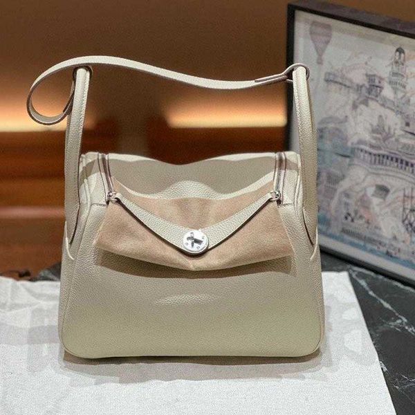 

luxury hemrres tote bag bag togo pilindys women's high-grade headfelt cowhide 2023 new single-shoulder cross-body doctor's pillow