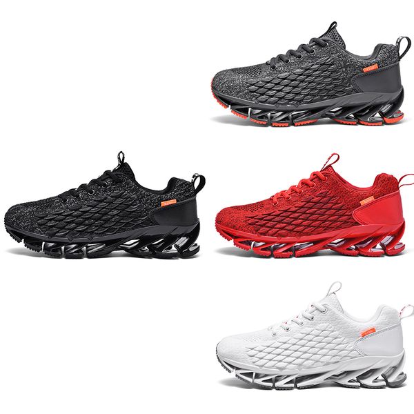 

2023 desgin blade athleisure running shoes men women fish scale black grey white red outdoor for all terrains leisure color 4