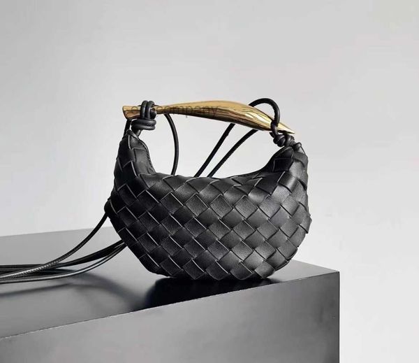 

handbag woven designer 2023 new sardine lambskin bag underarm messenger versatile advanced simple acnu