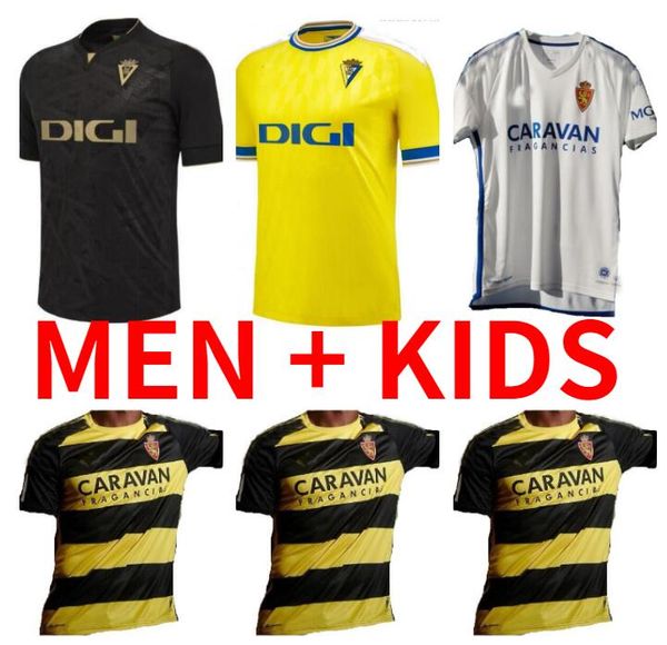 

2023 2024 cadiz soccer jerseys real zaragoza negredo camisetas de futbol lozano alex bodiger juan cala camiseta 23 24 men kids kit t.bongond, Black