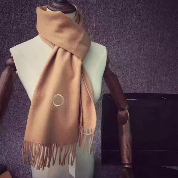 

elegant cashmere scarf warm scarves fashion letter simple design for man women shawl long neck 4 color highly quality168t, Blue;gray
