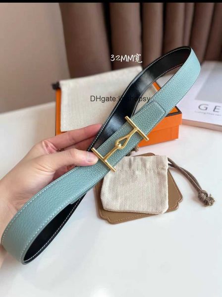

belts for men designer waistband high-end classic leather belts lychee pattern brand luxury belts for woman h gold and silver belt buckle fa