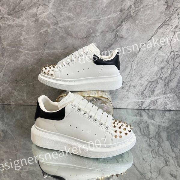

2023 new r stage leather increased casual shoe fashionable sports fashion platform mens womens white lace up alexander sneakers xsd221123, Black
