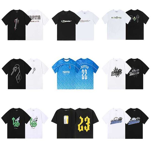 

mens womens trapstar t shirt designer tiger head shirts for men graphic short sleeve tee designer summer street sports clothes t-shirts, White;black