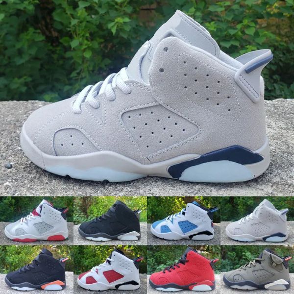 

buy kids basketball shoes 6 6s georgetown for sale home red oreo midnight british khaki navy electric black infrared boy girls youth sports