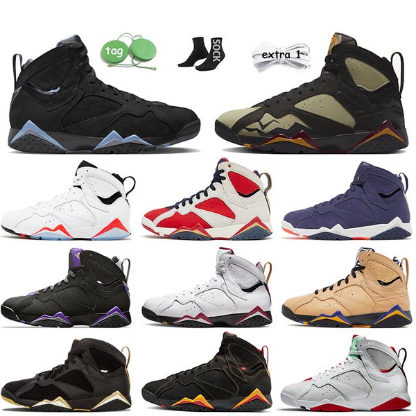 

for mens 7s basketball shoes jumpman 7 chambray white infrared black olive cardinal trophy room citrus quai z mist ray allens men trainers s