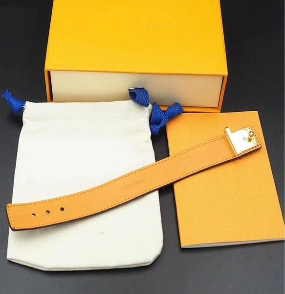 

letter leather charm bracelet personality classic gold buckle flowers couple bracelets jewelry supply8988130, Golden;silver